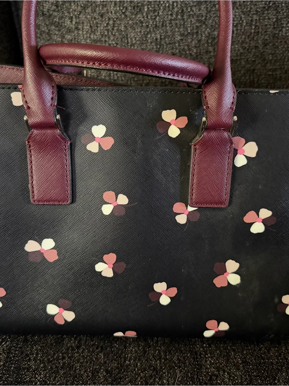 Kate Spade Cameron Dusk Buds Ditsy Medium Satchel WKRU6373 Floral Crossbody
